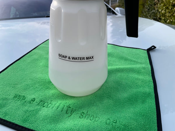Flacone spray per schiuma da neve, spruzzatore di schiuma con pompa a mano