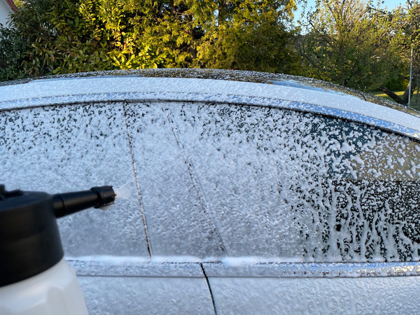 Flacone spray per schiuma da neve, spruzzatore di schiuma con pompa a mano