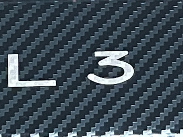 Tesla Model 3 - Soglia d'ingresso in carbon look (set di 4)