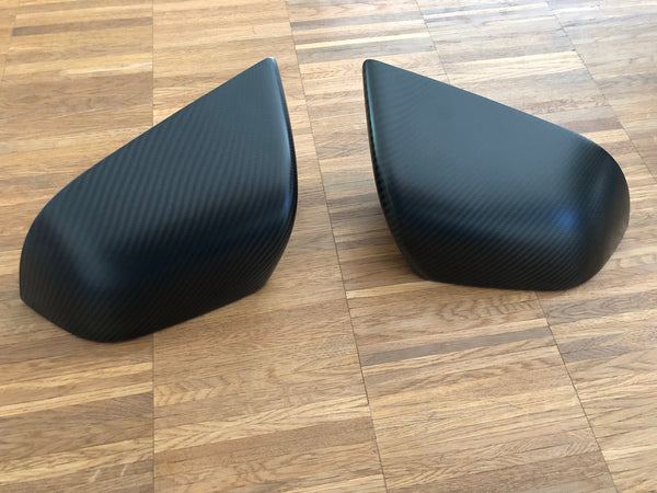 Cover per specchietti in vero carbonio Tesla Model Y - opaca