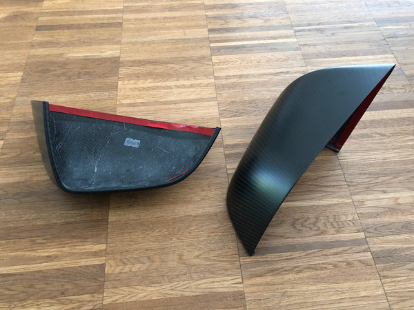 Cover per specchietti in vero carbonio Tesla Model Y - opaca