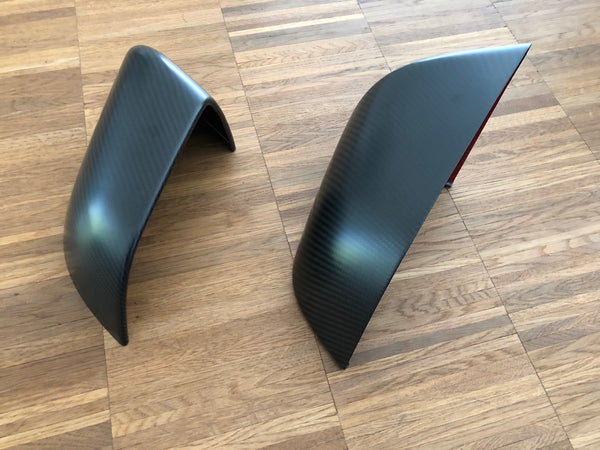 Cover per specchietti in vero carbonio Tesla Model Y - opaca