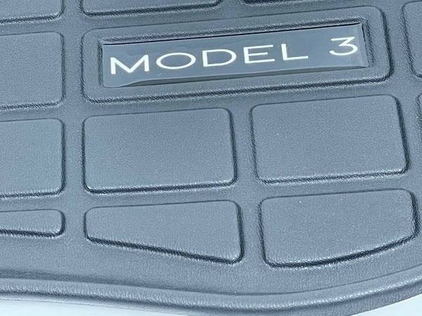 Tesla Model 3 Refresh Frunk Mat Small - Design rettangolare