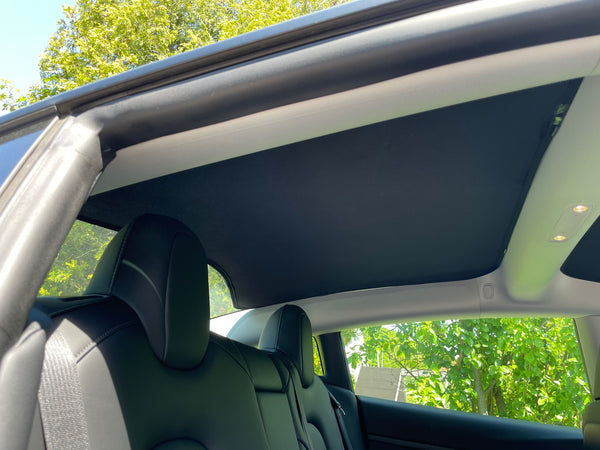 Tesla Model 3 Sonnenschutz-Elemente 4-teiliges Set - für alle M3 außer 2021er US-Produktion