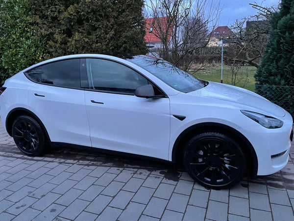 Cover per specchietti in vero carbonio Tesla Model Y - opaca