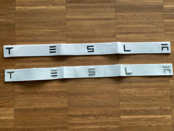 Scritta TESLA per Tesla Model 3 e Y