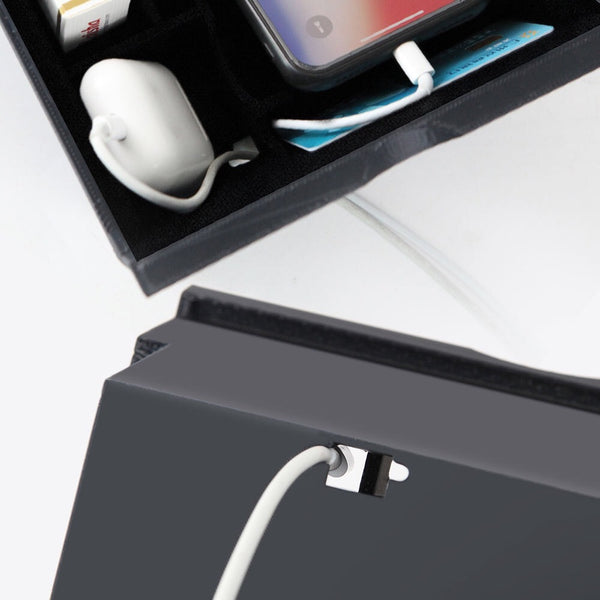 Organizer Box mit Ladekabel-Durchführung - Tesla Model 3, E-Mobility Shop
