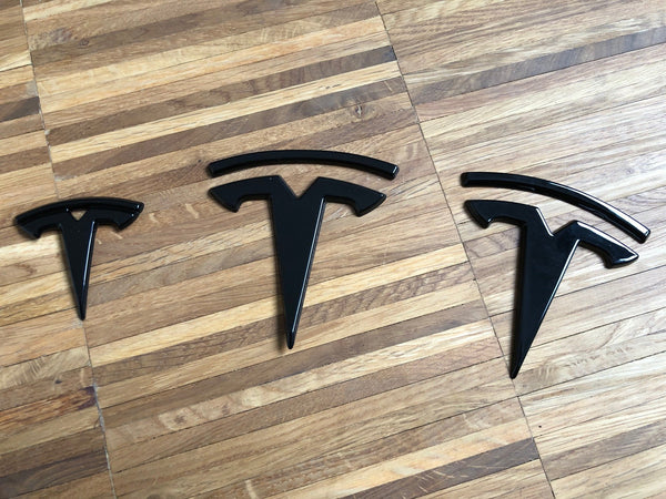 Set T-Logo per anteriore, posteriore e volante per modelli Y - caps