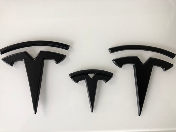 Set T-Logo per parte anteriore, posteriore e volante per Model 3 - tappi