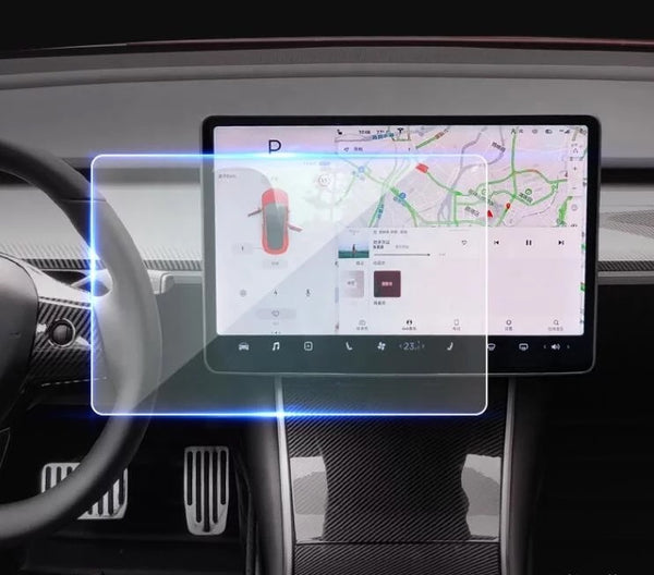 Protezione schermo Tesla Model 3 e Y - opaca - Pellicola da visualizzazione